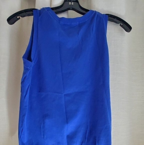 Banana Republic Blue Knit Tank - Picture 2 of 3